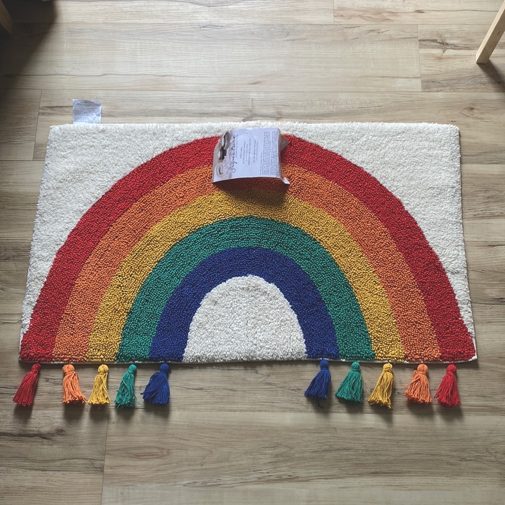 Rainbow 100% Cotton Rug